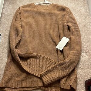 Tobi Tan Sweater, Open Back - NEVER WORN